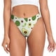 thumbnail image 1 of Balery Green Avocado Tangas de Algodón para Mujer con Estampado – Ropa Interior Sexy, Transpirable, G-string-Small, 1 of 6