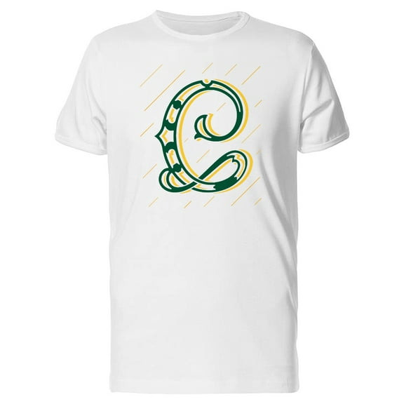 Green Capital Letter C Tee Men's -Image by Shutterstock