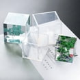 thumbnail image 6 of Square Cube UV Crystal Epoxy Mold Handmade Ornaments Resin Silicone Mould DIY, 6 of 19