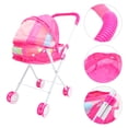 thumbnail image 2 of WORGEOUS Juego de roles de niños Pequeño cochecito juguete baby muñeca simulación de cochecito muñecas camionero juguete simulador juguete juguete, 2 of 7