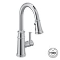 thumbnail image 3 of Moen 7260EVC Belfield Single-Handle Smart Touchless Pull Down Sprayer Kitchen Faucet with Voice Control and Power Boost in Chrome, 3 of 7