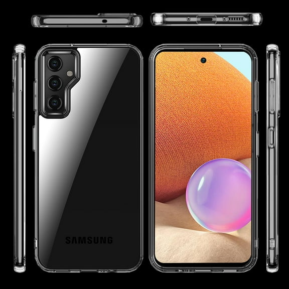 Cover Designed for Samsung Galaxy A54 5G Phone Case 6.4.., [2023 Upgraded] Transparent Full Body Rugged Non-Yellowing Cover Built-in Touch Sensitive Anti-Scratch Screen Protector, Clear