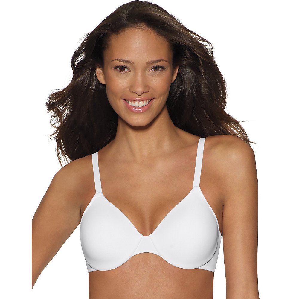 Hanes Hanes Concealing Petals Underwire Bra, Color White, Size 40B