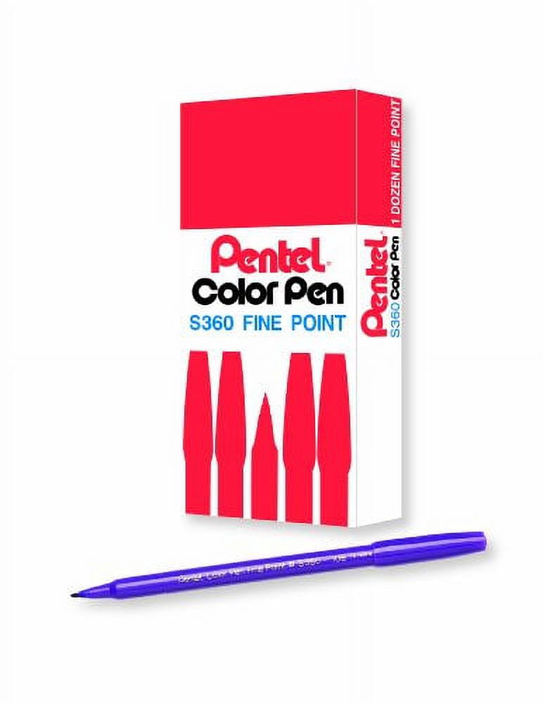 (4 pack) Pentel Arts Fiber Tip Color Pen