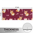 thumbnail image 5 of Kitchen Rugs Sets Of 2,Christmas Corgi Anti Fatigue Kitchen Mat Rugs Non Slip Washable,Decorative Kitchen Floor Mats for Kitchen,Sink,Laundry,17"X47", 5 of 5