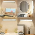 thumbnail image 6 of Led Lights for Desk 3000K to 6000K Color Temperature Led Light Bar Portable Under Desk Lighting Rechargeable Magnetic Desk Light Bar for Wall Desk Reading（Desk Light with Remote Control）, 6 of 8