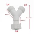 thumbnail image 4 of suyin Dishwasher Washing Machine Y Tee Connector Adapter Double Inlet Junction Split, 4 of 5