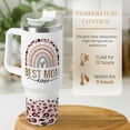 thumbnail image 5 of Mom Gifts for Women Mom Nutrition Facts Tumbler Stainless Steel 40oz with Handle Insulated Travel Cup Best Mom Ever Coffee Cup, Mother''s Day Christmas Birthday Gifts from Son Daughter, 5 of 6