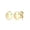 Gold, variant on Elli by Julie & Grace Smile Face Emoji Crystals Earring 925 Silver For Women