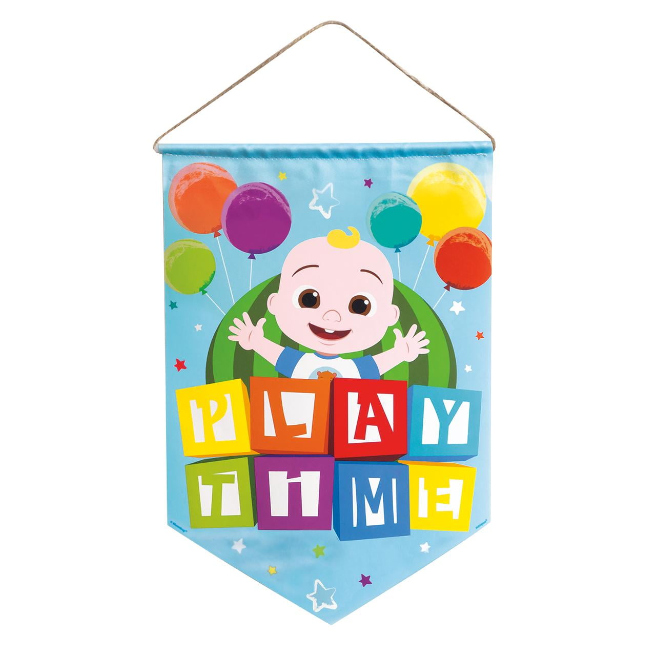 Cocomelon Fabric Pennant Banner, 12.75in