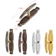 thumbnail image 4 of 2 Pcs Hueco de Cortina Abrazaderas de Puerta Pared para Colgar Ropa Sombrero con Tornillos perfecl  valor retenido cortina, 4 of 8