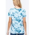 thumbnail image 4 of Short Slv Tie-dye Cotton Jersey Top S, 4 of 4