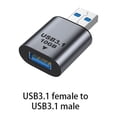 thumbnail image 3 of Matsuzay Teléfono Móvil Disco duro USB 3.1 Adaptador Audio Video 5V 3A Velocidad rápida Aleación de aluminio Convertidor Conectores Teléfono y Comunicación tipo 5, 3 of 6