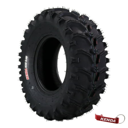 Kenda Bearclaw K299 - 24x9-11 Front Tire for All Terrain (ATV), UTV, and Side by Side (SxS) Vehicles - 6-Ply - Bear Claw 24x9x11 with Kenda Keychain