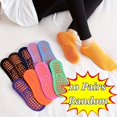 thumbnail image 1 of HAOAN 5-Pack Unisex Yoga Socks with Non-Slip Design - Comfortable Fit for Sports & Pilates - 75% Polyester  25% Spandex  Machine Washable  Solid Color  Knit Fabric  All-Season - Ideal Gif, 1 of 7