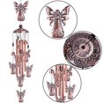 thumbnail image 6 of 36" Garden Angel Wind Chimes Outdoor Indoor Decor With 4 Aluminum Tubes 6 Bells 7 Angels Mobile Romantic Wind Catcher Angel Windchimes for Home, Xmas Mom Gifts, Balcony, Festival, Garden Decor, 6 of 8