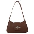 thumbnail image 1 of 9252 Bolso Mujer Trendy2k Star Hot Girl Textura PU Con Un Hombro Y Media Marrón, 1 of 9