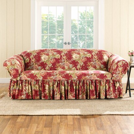 Sure Fit Ballad Box Cushion Sofa Slipcover Walmart Com