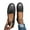 Black, variant on BLTIBY Women's Loafers Retro Round Toe Moccasins Wild Driving Flats Soft Walking Shoes Women Fashion Comfortable Casual Slip On Black 38