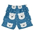 thumbnail image 7 of FORMRS Boys Swim Trunks Quick Dry Mesh Liner Boardshorts Sizes XS-XL, Blue Polar Bear, 7 of 7