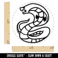 thumbnail image 2 of Coiled Cobra Snake Self-Inking Rubber Stamp Ink Stamper - Fuchsia Ink - Mini 1/2 Inch, 2 of 7