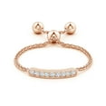 thumbnail image 2 of ANGARA Natural 0.07 Ct. Diamond Stackable Ring in 14K Rose Gold for Women (Ring Size: 3.5), 2 of 9