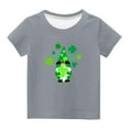 thumbnail image 2 of Edvintorg St. Patrick's Day Kids T Shirts Clearance Summer Printed Short Sleeve Casual Shirts Children's T-Shirt For Boys Girls 3-14Years Teeanger Clothing, 2 of 4