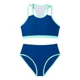 thumbnail image 2 of Tween Swimsuits Double Strap 2 Piece Girls Bathing Suit with Chest Pad Swim Suits for Tweens 11-12 Years, 2 of 5