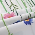 thumbnail image 4 of Floral Shower Curtain for Bathroom Flower Shower Curtain Butterfly Shower Curtain Wildflower Shower Curtain Set with Hooks Watercolor Colorful Pretty Shower Curtain, 72" W x 72" H, 4 of 6