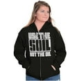thumbnail image 3 of Earth Day Renewable Energy Go Green Zip Up Hoodie Men's Women's Brisco Brands S, 3 of 6