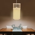 thumbnail image 4 of FUTUREORYY Bamboo Ceiling Lamp Bamboo Weaving Lamp 1Set Khaki Retro Bedroom, 4 of 5