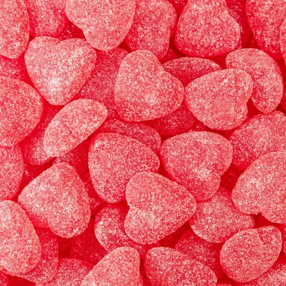 Cherry Hearts - 2 Pound Pack - Chewy Candy