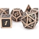 thumbnail image 2 of HEIMDALLR Juego de dados DND de Metal 7 piezas - Diseño de Dragonhide, Tamaño 16mm, Logo e HEIMDALLR HEIMDALLR, 2 of 2