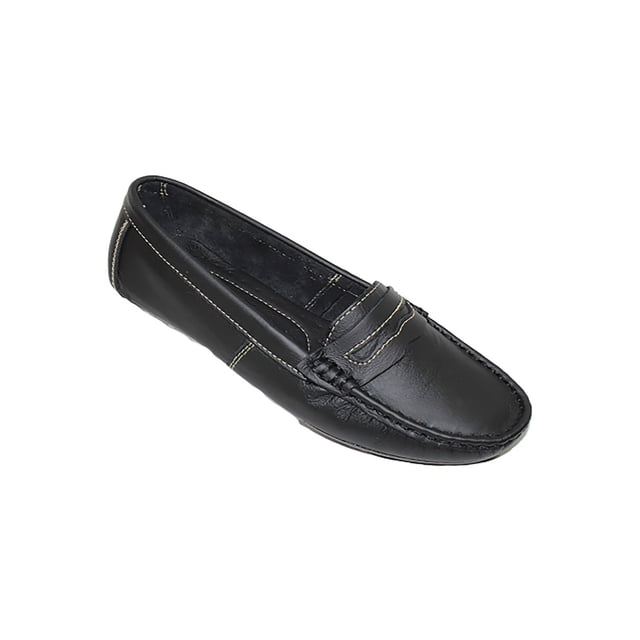 MOCASIN CASUAL VESTIR LEON MUJER DAMA NEGRO PIEL NAPA 1600 Leon 1600
