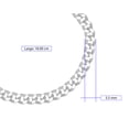 thumbnail image 2 of Pulsera de eslabones de plata 925 Horoz WP511 18cm, 2 of 3