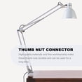 thumbnail image 3 of OULII 30Pcs Silver Carbon Steel Thumb Nuts for Connector Components Locking Nut Fastening, 3 of 5