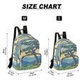 thumbnail image 2 of FORMRS Mini Backpack Purse for Women Travel Daypack Casual Shoulder Bag, Retro Mountain, 2 of 7