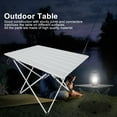 thumbnail image 3 of Mesa de Camping Portátil de Aleación de Aluminio, Escrito Plegable, PÍCnic al Aire Libre, Barbacoa, Pesca, Regalo para Familiares y Amigos, 3 of 7