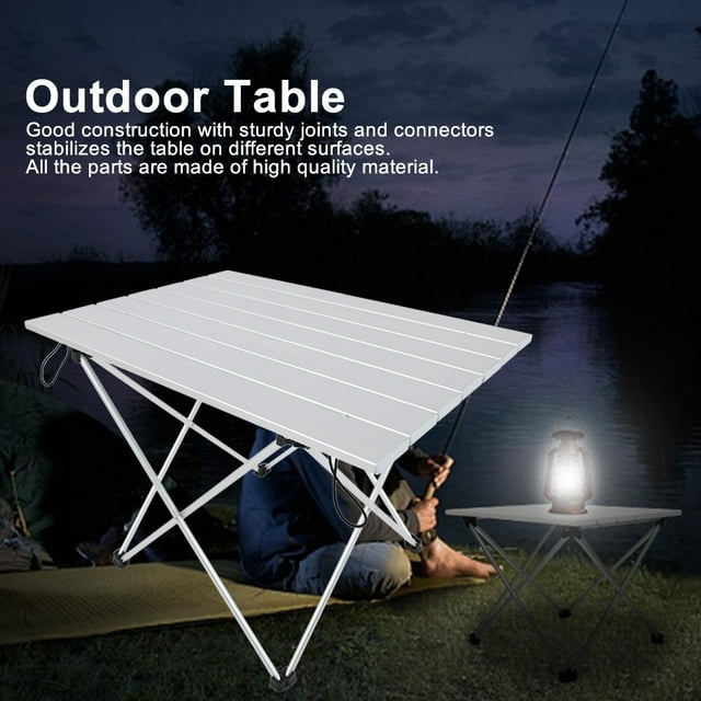 Aluminum Alloy Table Foldable Desk Table Outdoor Camping Aluminum Alloy Frame Easy To Carry And Store