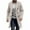 Beige, variant on Dovford Mens Wool Blend Coat Winter Trench Coats Notched Lapel Collar Single Breasted Overcoat Classic Peacoat With Pockets