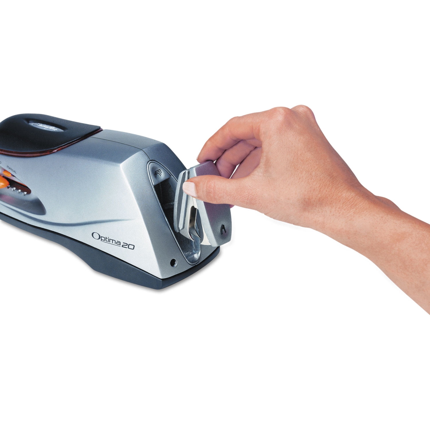 Accooptima 20 Electric Stapler, 20-Sheet Capacity, Silver