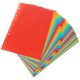 thumbnail image 2 of 1 juego de separadores de carpeta A4 para cuadernos y carpetas escolares o de oficina., 2 of 7