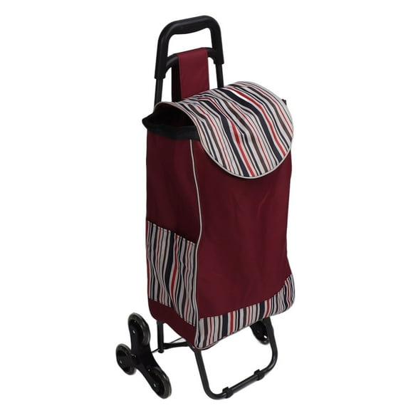 Stainless Steel Heavy Load Capacity Luggage Cart With Bag Folding Hand Truck Luggage Cart Utility Dolly Platform Cart For Luggage Travel Moving Shopping
