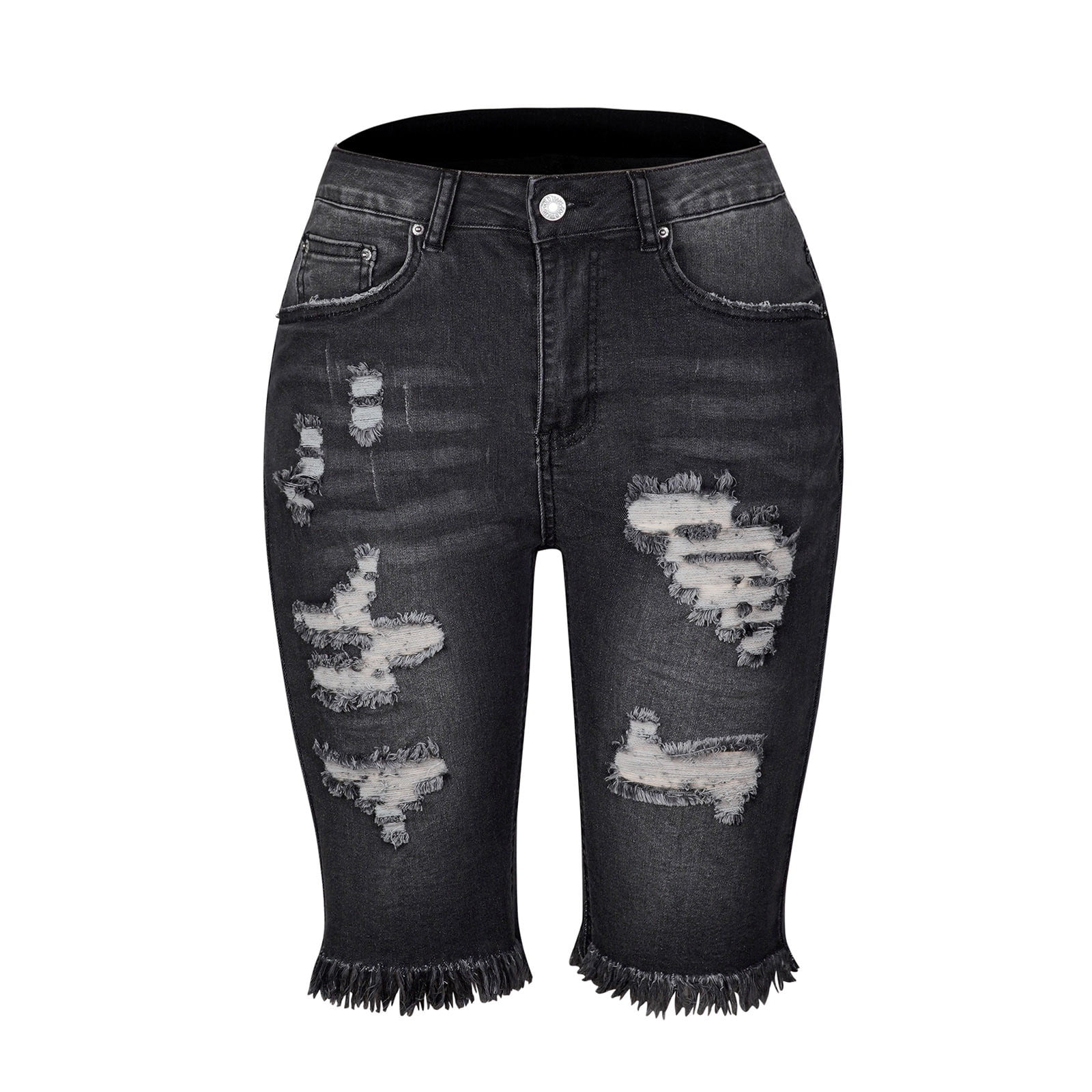 QATAINLAV Jeans Shorts for Women High Waist, Womens Denim