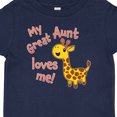 thumbnail image 4 of Inktastic My Great Aunt Loves Me- Cute Giraffe Boys or Girls Baby T-Shirt, 4 of 5