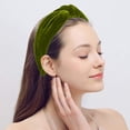 thumbnail image 4 of 1 diadema de terciopelo para mujer, diadema con nudo turbante, diadema vintage, aros elásticos para el pelo, accesorios para el cabello para mujeres y niñas, 4 of 5