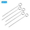 thumbnail image 3 of Uxcell 200Pcs Hallazgos de pines de ojo de joyería 22 Gauge 35mm pines de ojo de acero inoxidable 3.3mm, 3 of 5