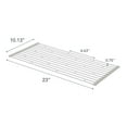 thumbnail image 7 of Yamazaki Home  Over-the-Sink Dish Drainer, Steel, Holds 8.8 lbs White, 7 of 7