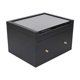 thumbnail image 5 of Caja organizadora de tarjetas coleccionables y deportivas de primera calidad. Negro, 5 of 9