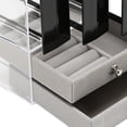 thumbnail image 2 of Jewelry Organizer Container,Jewelry Organizer Transparent Acrylic Jewelry Box Jewelry Organizer Box Versatile Functionality, 2 of 9